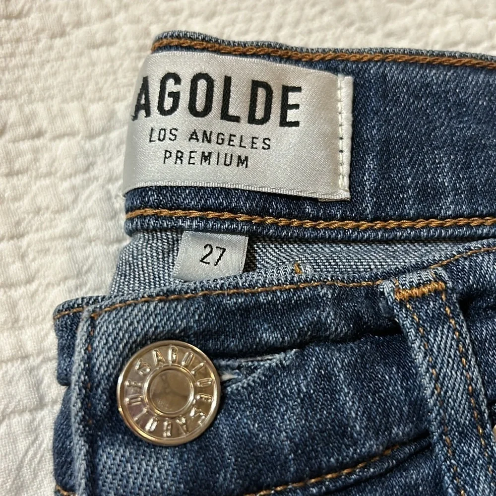 Agolde skinny high/mid rise denim. 27 - Picture 3 of 13
